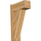 Ekena Millwork Traditional Block Rough Sawn Outlooker, Western Red Cedar, 8"W x 18"D x 30"H OUT08X18X30TRA05RWR - alternate 1